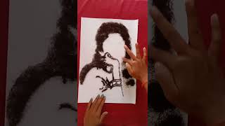 yad Rah jaati hai song 💇😱😱art painting hindushortvideo [upl. by Niboc]