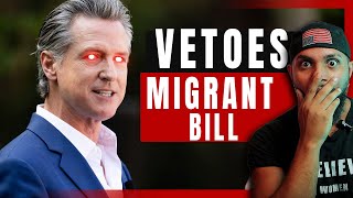 Newsom Vetoes 150K Home Loan Bill for Illegal Immigrants [upl. by Ailugram]