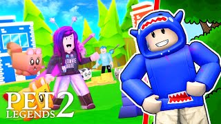 PRIMER DIA de LANZAMIENTO del NUEVO PET LEGENDS 2 de ROBLOX [upl. by Refinneg]