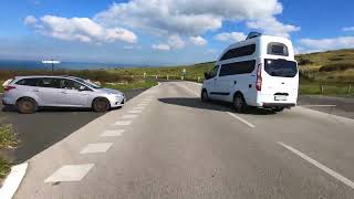 Ride from Calais Ferry Terminal to Boulogne surMer  Rear camera [upl. by Pricilla478]