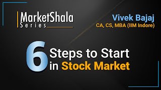 6 steps to start in Stock Market [upl. by Ollehto]