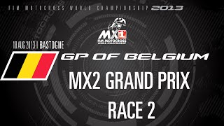 2013 MXGP of Belgium FULL MX2 Race 2  Motocross [upl. by Dowell571]