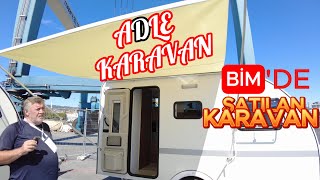 BİMDE SATILAN ÇEKME KARAVANI İNCELİYORUZ  ADLE ÇEKME KARAVAN [upl. by Esbensen]