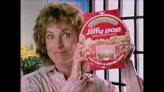 Jiffy Pop Microwave Popcorn  1988 Commercial [upl. by Mirabel]