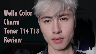 Wella Color Charm Toner T14T18 Before amp After [upl. by Marmawke]