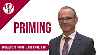 Priming  Psychologie mit Prof Erb [upl. by Sonitnatsnok]