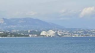 ANTIBES 🇫🇷 View of quotMarina Baie des Angesquot from Fort Carré beach [upl. by Zina992]