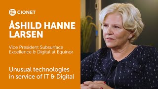 Åshild Larsen VP Subsurface Excellence amp Digital at Equinor Unusual technologies in service of IT [upl. by Yerffoej]