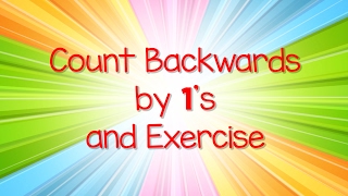 Count Backwards By 1s from 100 and Exercise  Jack Hartmann [upl. by Ateval]