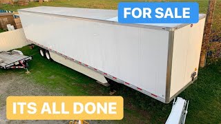 Rebuilding A Totaled Dry Van Utility Trailer From Copart PART 3 [upl. by Zaob989]