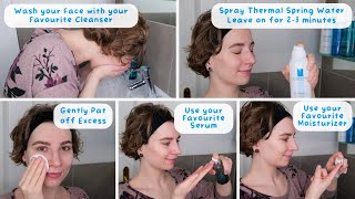 How to use La Roche Posay Thermal Spring Water in a Skincare Routine [upl. by Burnaby541]