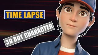 3D Boy Character Modeling amp Sculpting in Zbrush  Modo [upl. by Darda]