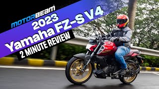 Yamaha FZS Version 40  Quick n Fast Review  MotorBeam [upl. by Apthorp]