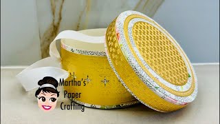 Let’s make a Round Hat Box for our Anna Griffin Create 10 Stylish Hat Card LIVE [upl. by Jehovah]