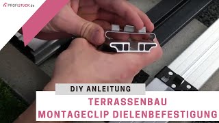 Kovalex® Montageclip für Befestigung von Terrassendielen [upl. by Eimerej]