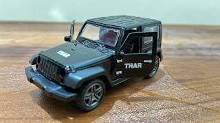 Mahendra Thar Mini  Diecast Cars  Miniature scale Vehicles [upl. by Ayotl]