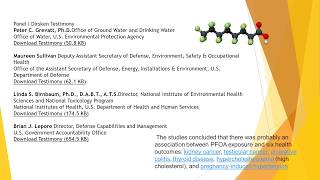 PFOS and PFOA Chemical Drinking Source Water Contamination [upl. by Notxap900]