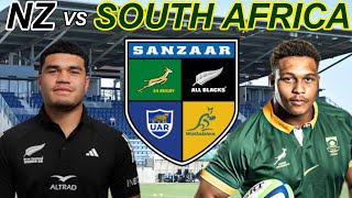 NEW ZEALAND vs SOUTH AFRICA u20 Rugby Championship 2024 Live Commentary [upl. by Lyell]