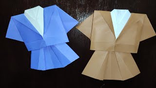 How To Make Skirt Craft  Pinafore Origami  Paper Craft Skirt [upl. by Psyche]