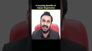 5 Benefits of Udyam Registration udyam shorts [upl. by Ruscio680]