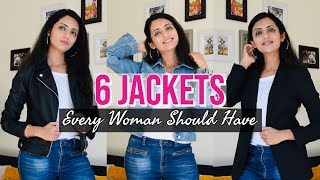 JACKETS Every Woman Should Have  Must Have Jackets  Himani Aggarwal [upl. by Rogerio]