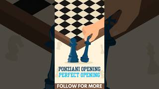 Best Opening in Chess  Ponziani Opening   e4 chess chessopening chessgame [upl. by Anerom837]