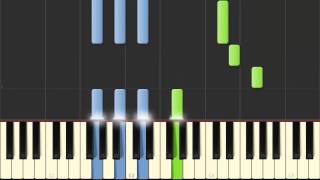 Thaxted By Gustav Holst Piano Tutorial Synthesia [upl. by Osgood694]