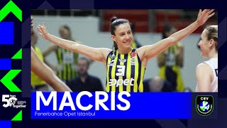 MACRIS I Fenerbahces Brazilian Setter I Top Plays VakifBank ISTANBUL vs Fenerbahce Opet ISTANBUL [upl. by Odarbil]