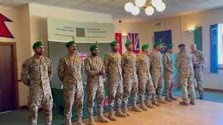 pakistan pakistanarmy pakarmy goldmedal cambrainpatrol24 proud uk unitedkingdom [upl. by Mark]