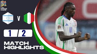 Israele Italia  12  Gli Highlights  Lega Delle Nazioni 202425  italia israele [upl. by Relyk]