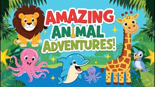 Amazing Animal Adventures Fun Facts for Kids [upl. by Oranneg]