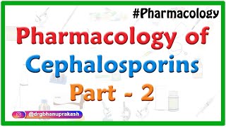 Pharmacology of Cephalosporins  Classification  spectrum of activity and clinical use  Part 2 [upl. by Chavez]