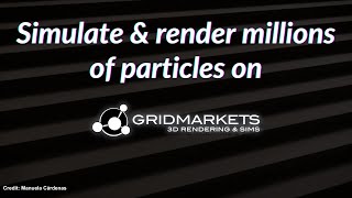 Simulate and Render million of particles [upl. by Zuzana593]