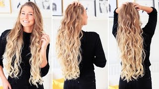 Loose Curls Hair Tutorial  Luxy Hair [upl. by Yrol]