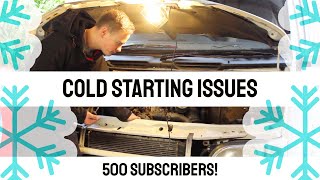 Cold Starting Issues  Ford Transit 25 DI Engine amp 500 subscribers [upl. by Ariamat]