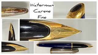 Revisit Series  7 year old Waterman Carene  Fine nib [upl. by Rock]