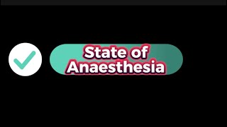 Anaesthesia  5 major changes required for anaesthesia [upl. by Akineg323]