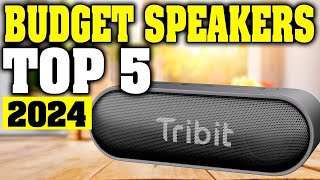 TOP 5 Best Budget Bluetooth Speaker 2024 [upl. by Ritz]