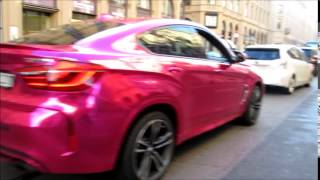 BMW X6 M Chrome Pink Acceralation Sounds [upl. by Gian]