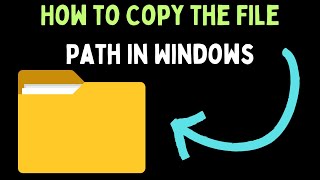 How to Copy the File Path in Windows 11 [upl. by Strang]