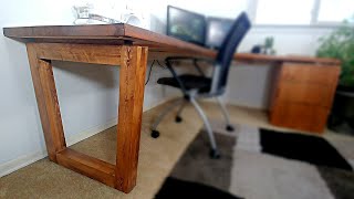 Massive quotLShapedquot Desk  Part III Table Leg [upl. by Goldman]