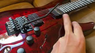 Schecter apocalypse red reign sustainiac [upl. by Azeria]