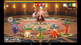 Summoners war Toa normal 40 halphas [upl. by Auqinehs]