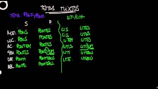 TERCERA DECLINACIÓN TEMAS MIXTOS [upl. by Brodie]