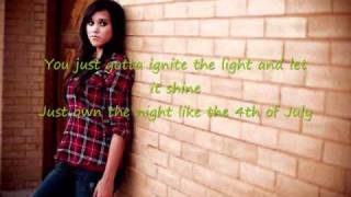 Firework Katy Perry cover by Megan Nicole lyrics [upl. by Llenyt]