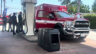 Stolen LAFD Ambulance Recovered in Inglewood [upl. by Akeylah]