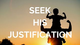 Seek His Justification  Daily Devotion  HEAVENLY FEAST [upl. by Tra]