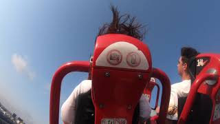 Nefeskesen  Isfanbul Theme Park  GoPro last seat terror [upl. by Arahahs]