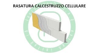 Rasatura Calcestruzzo Cellulare [upl. by Cleopatre325]