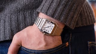 A Week On The Wrist The Cartier Santos [upl. by Branen268]